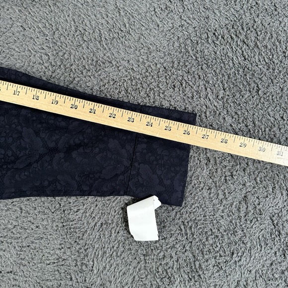 Robert Graham Shirt Mens XL Blue Floral Long Sleeve Flip Cuff Cotton Button Up - Picture 7 of 8